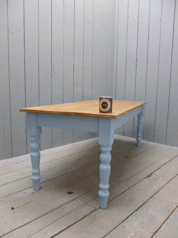 Hand Painted Kitchen Farmhouse Pine, How To Paint A Pine Table Grey