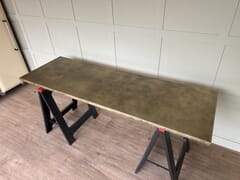 Bespoke Antique Brass Worktop