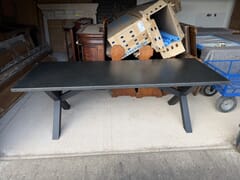 Bespoke Antique Zinc Dining Table