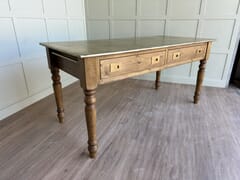 Bespoke Brass Kitchen Table with Drawers