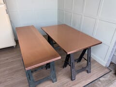 Bespoke Copper Kitchen Work Surfaces