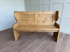 Bespoke Handmade Pine Church Pew