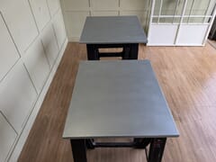 Bespoke Matt Zinc Kitchen Worktops / Countertops