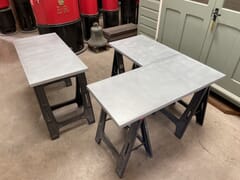 Distressed Finish Zinc Work Surfaces