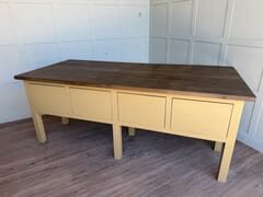 Handmade Oak Top Kitchen Central Kitchen Island Storage