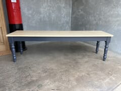 Long Farmhouse Style Wooden Table