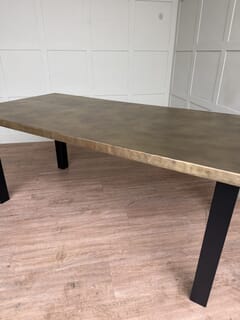 Made to Measure Antique Brass Top Table