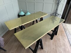 Natural Brass Worktops Made At UKAA