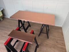 Natural Copper Handmade Kitchen Worktops