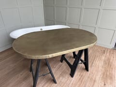 Round Brass Table Top