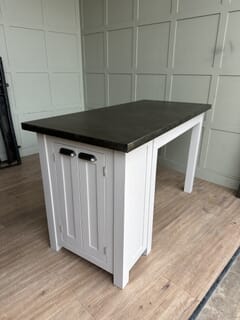 Zinc Top Kitchen Island Made To Your Specification