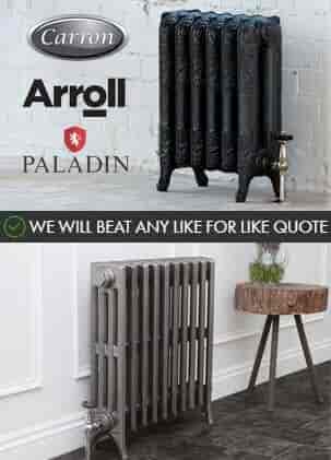 View and Buy Carron Cast Iron Radiators Bespoke Made to Your Sizes in Designs Such as Column Victorian, Old School and Ornate Style Metal Radiators at UKAA