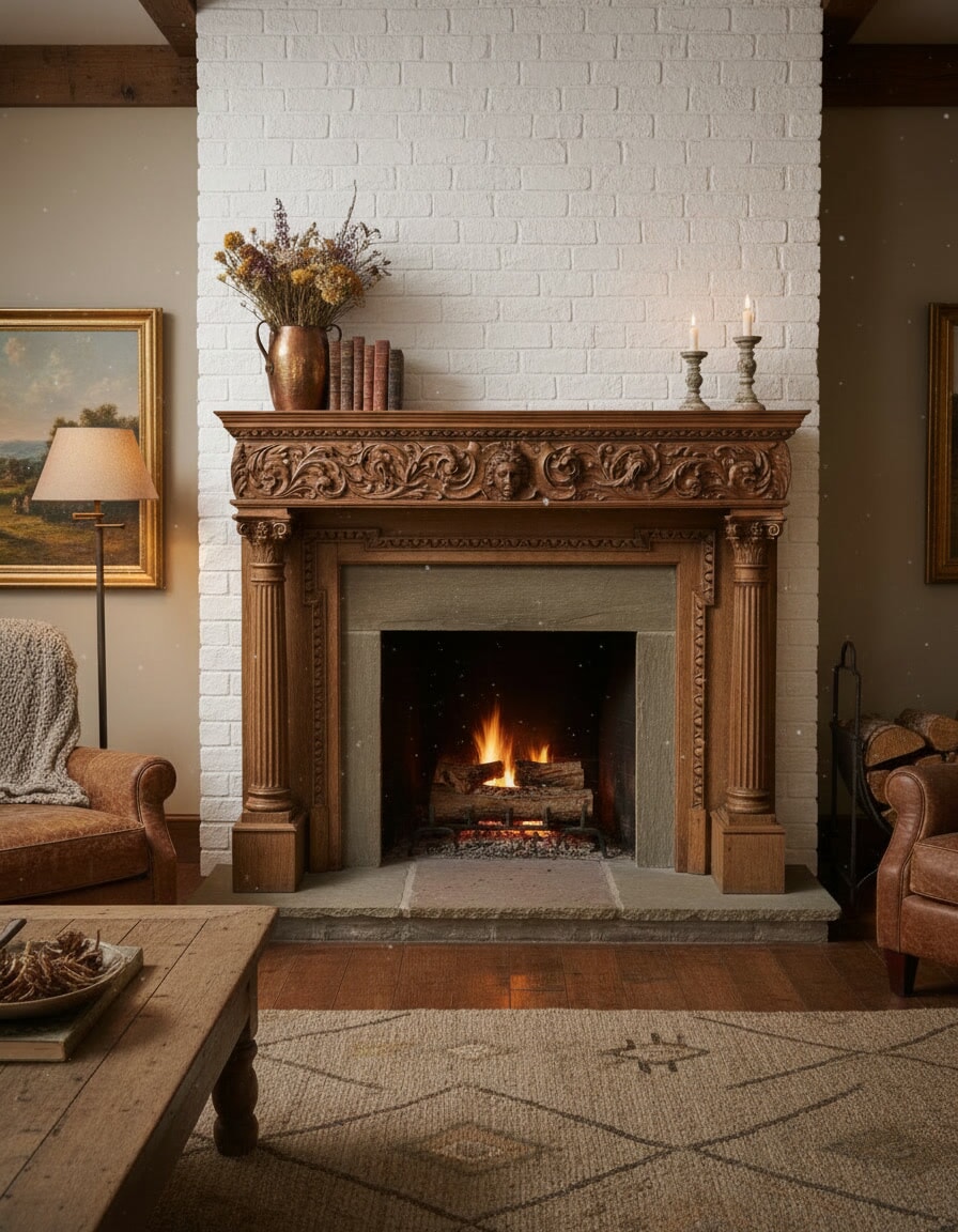 Buy Antique Cast Iron Victorian Fireplaces and Reclaimed Georgian or Edwardian Wooden Fireplaces From UKAA. Genuine Antique Metal Surrounds For Period Homes