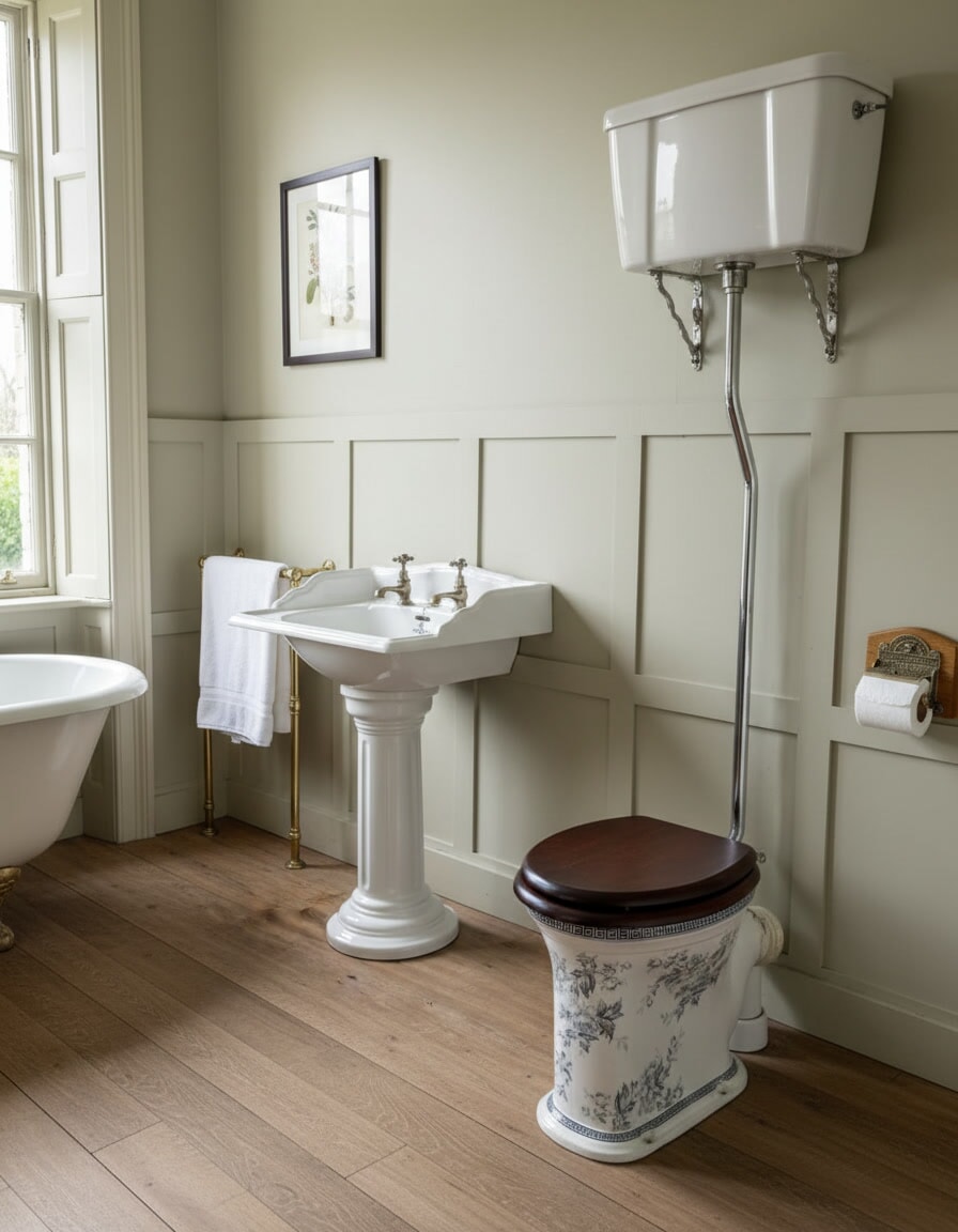 Buy Traditional Victorian And Art Deco Bathroom-ware From UKAA. Period Style Sinks, Toilets Baths And Basins Perfect For Old Fashioned Victorian Bathrooms 