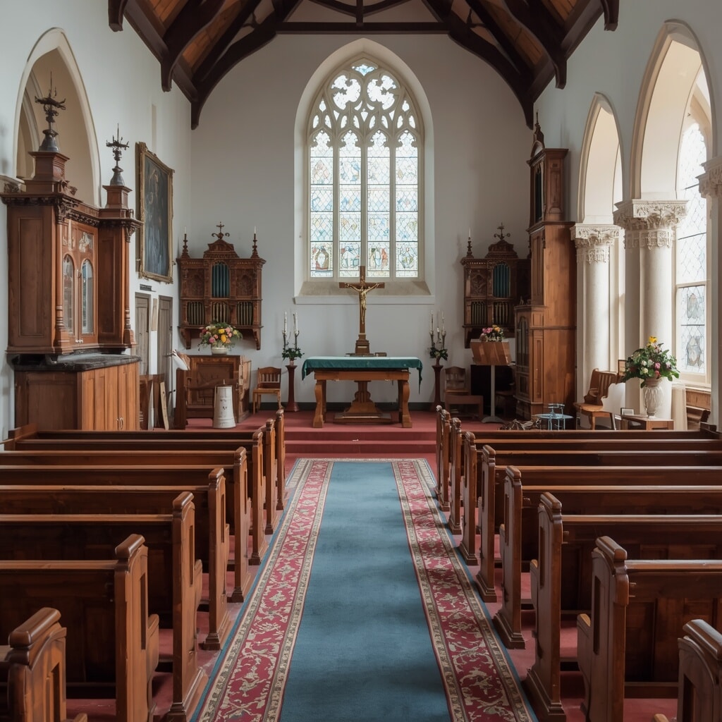 Browse antique church furnishings and reclaimed chapel furniture