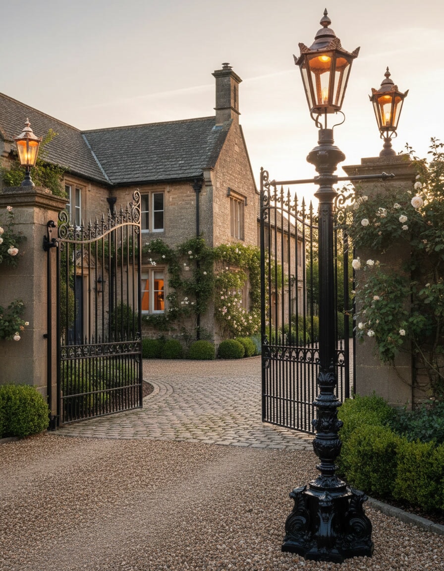 Buy Traditional Outdoor Lighting Such As Driveway Lanterns and Lampposts, Wall Mounted Lanterns And Patio Lighting Ideal For Victorian and Georgian Homes