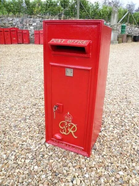 George 6th Cast Iron Post Box Circa 1939 - 3734