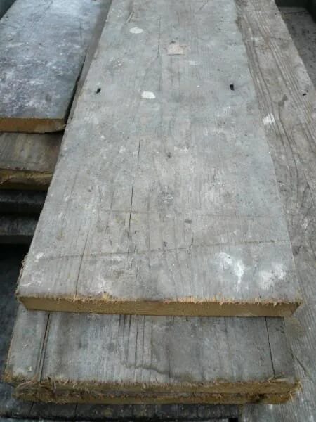 Reclaimed Pine Floorboards - 6.5" Wide - 3743