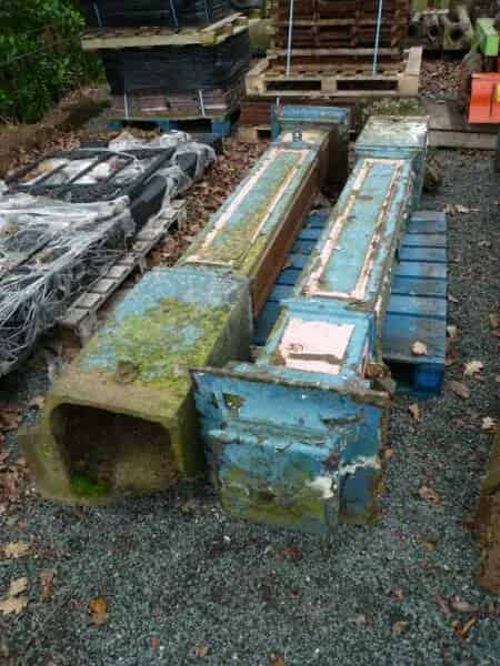 Pair Of Antique Victorian Cast Iron Gate Posts