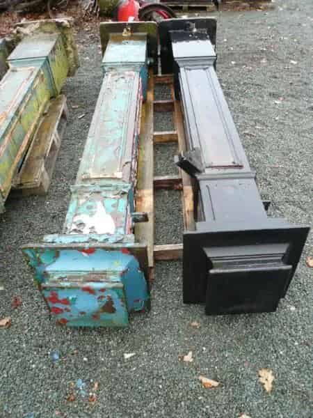 Pair Of Victorian Cast Iron Gate Posts