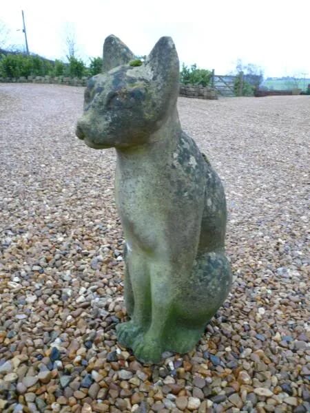 Victorian Stone Cat - 3781