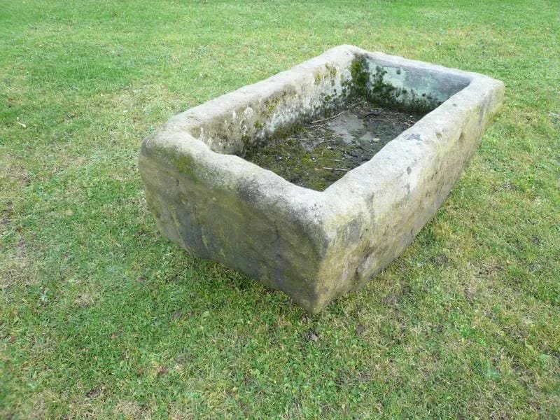 Original Hand Carved Stone Trough Circa 1800 - 3116