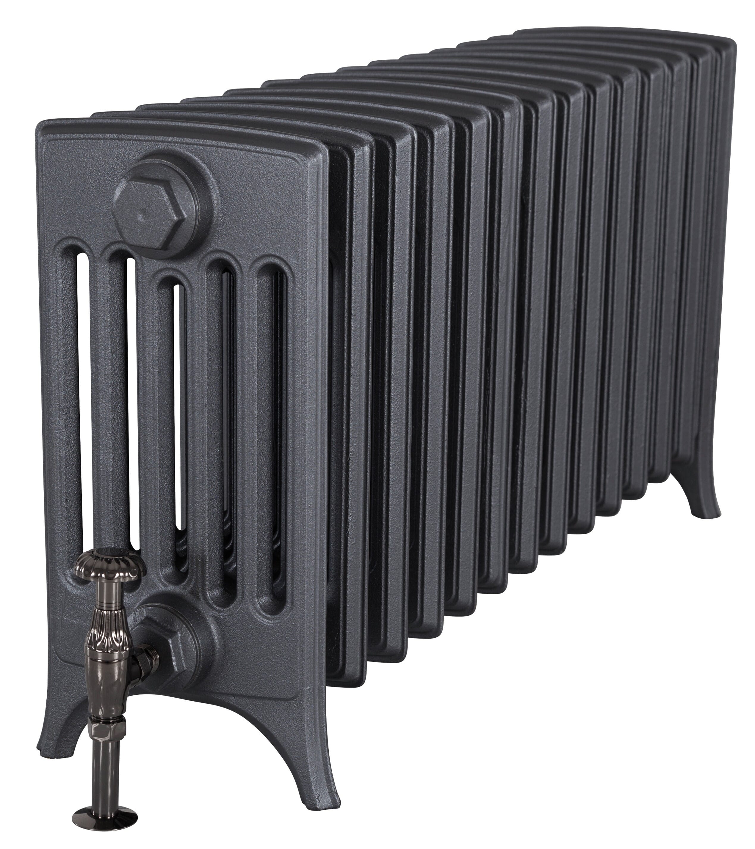 Rathmell 460mm Tall 6 Column Carron Cast Iron Radiator - RATH460/6/14pf