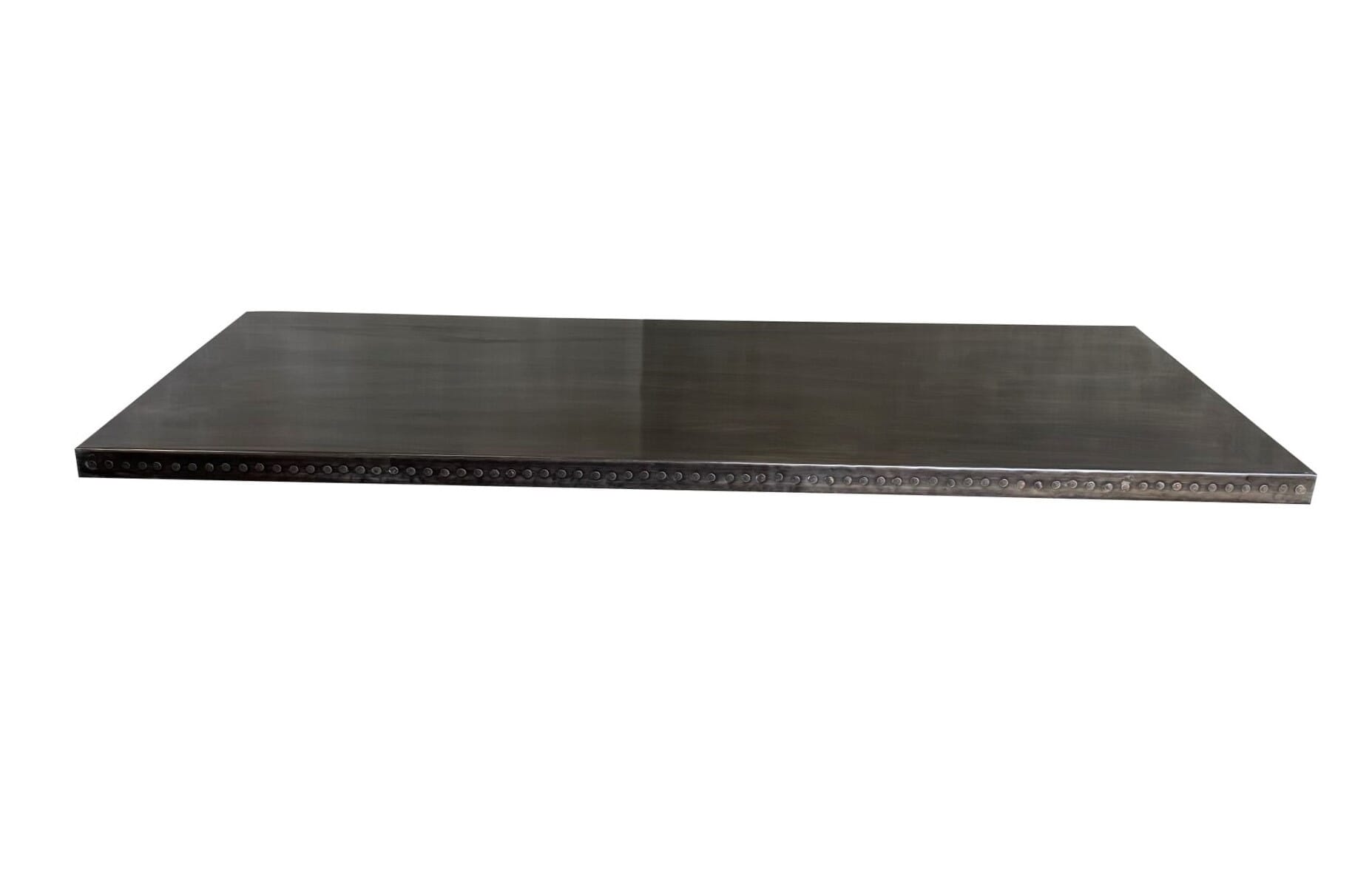 Bespoke Antiqued Zinc Kitchen Worktop With Nail Detailing - D1671