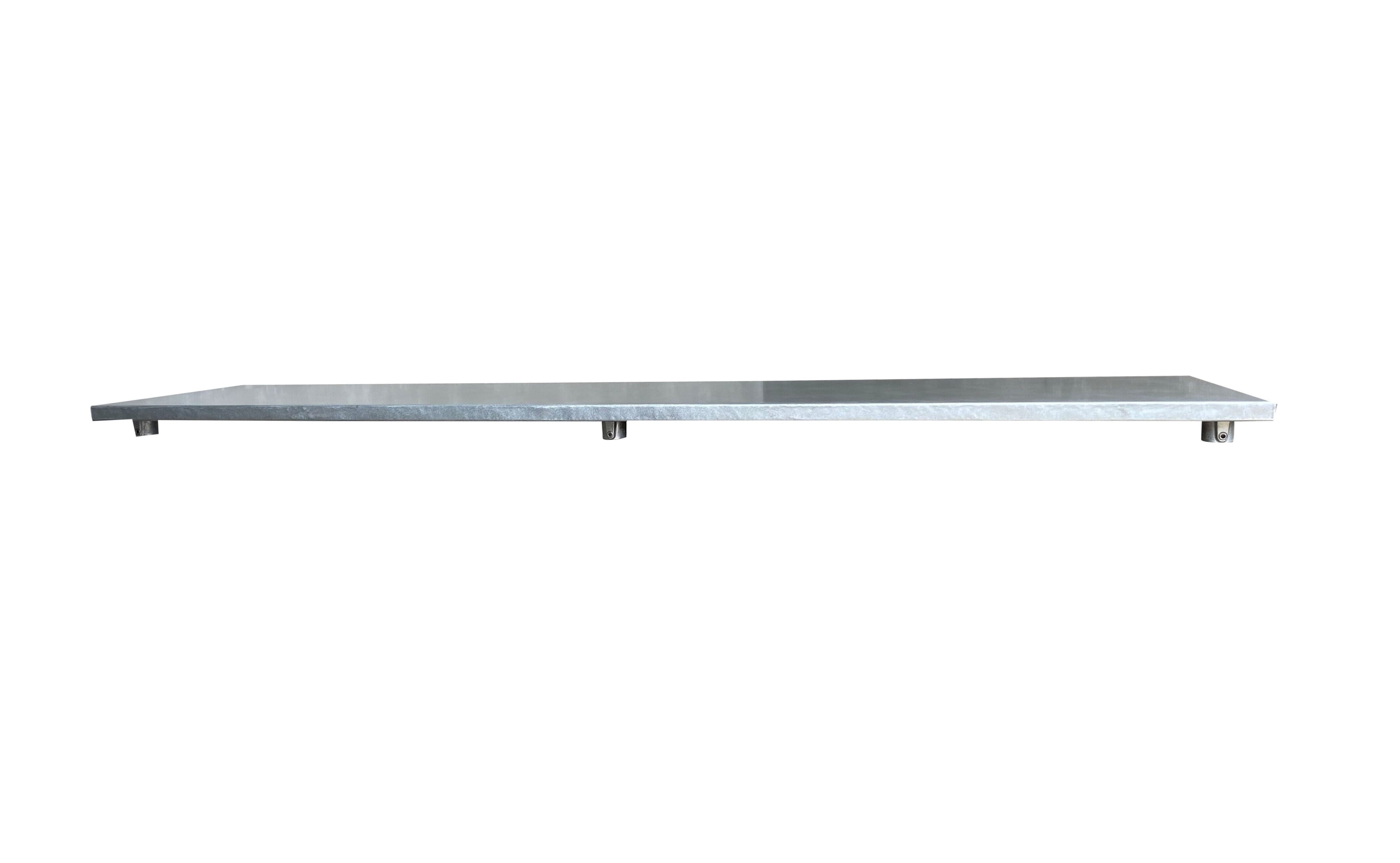 Bespoke Matt Zinc Long Desk Top Only - D1672