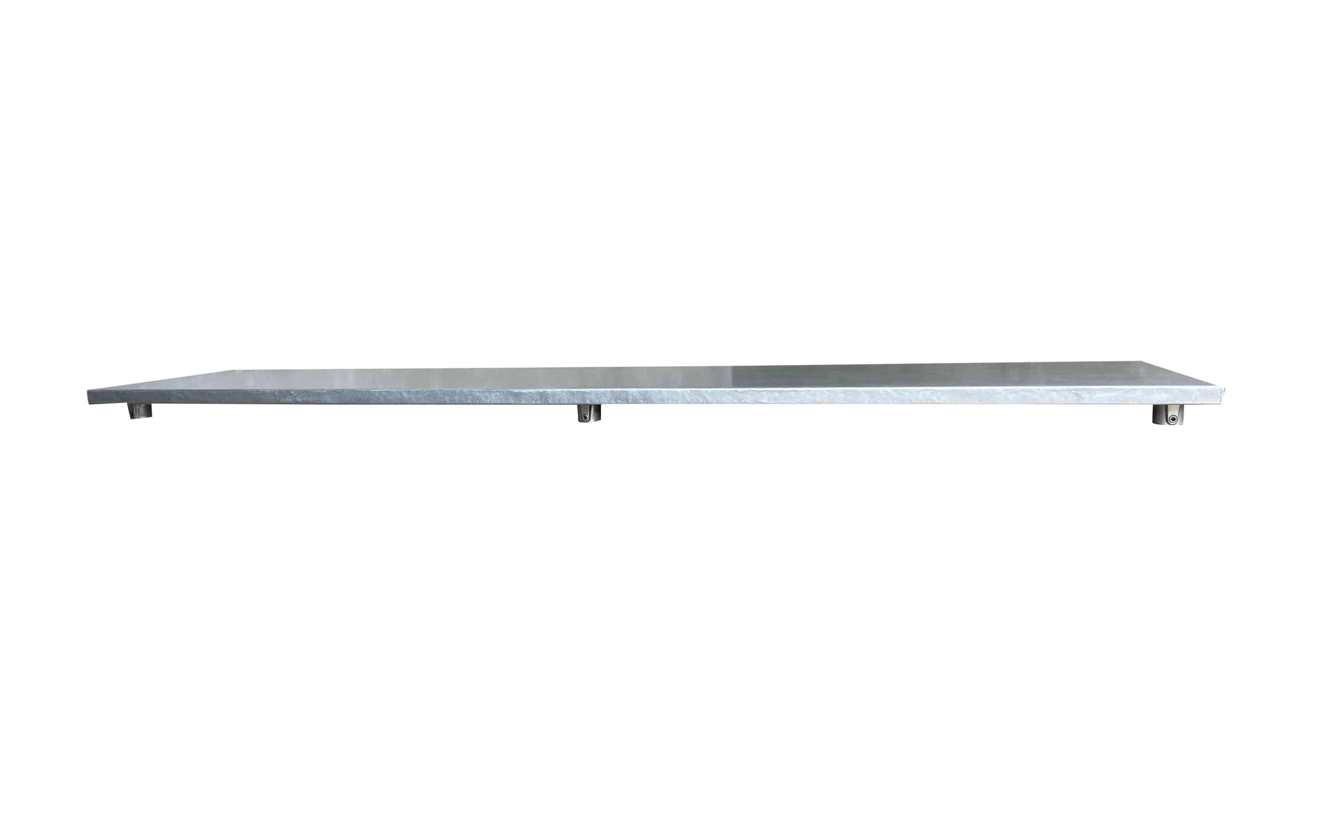 Bespoke Matt Zinc Long Desk Top Only