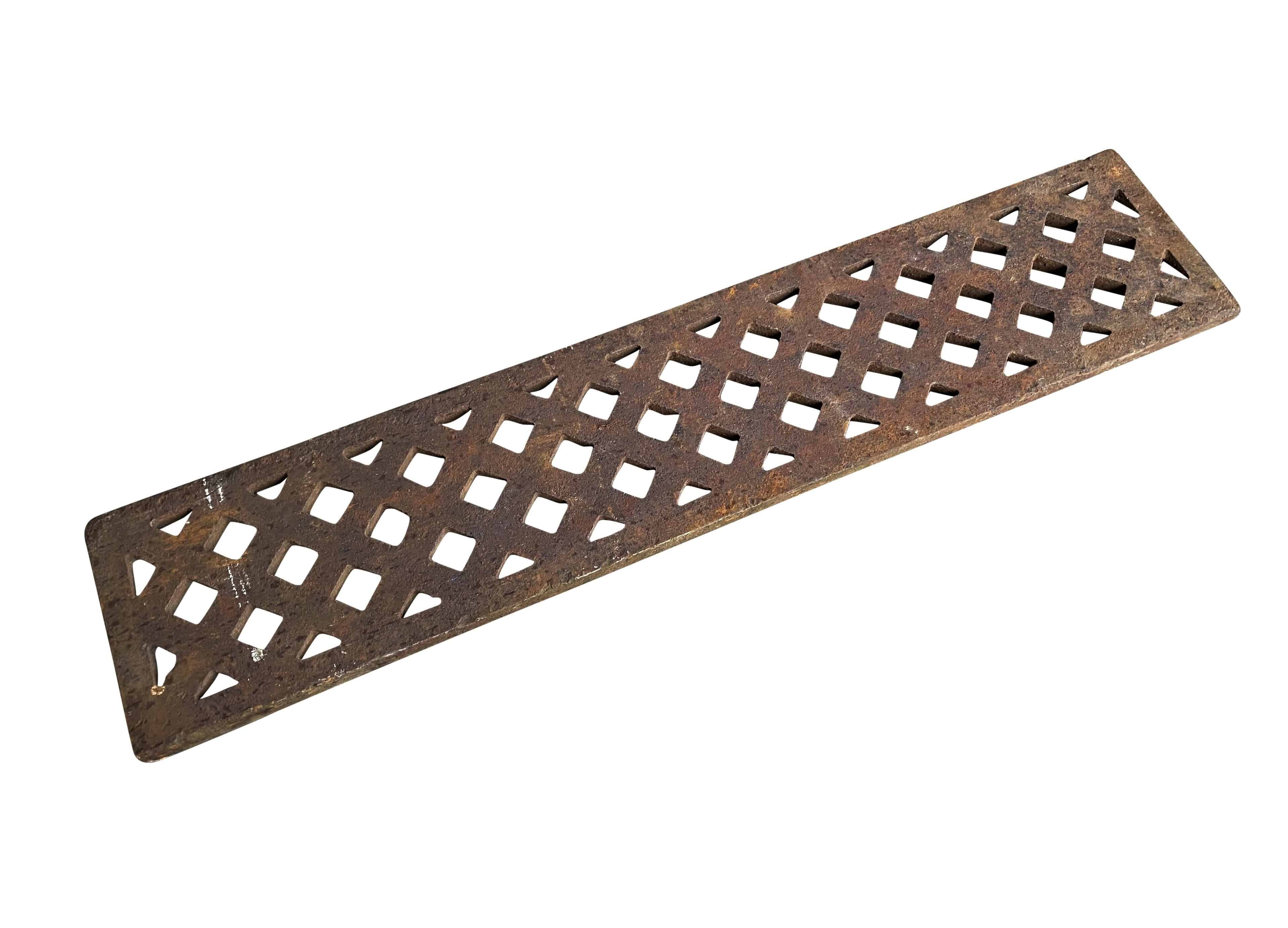 Genuine Antique Cast Iron Floor Grille / Grids