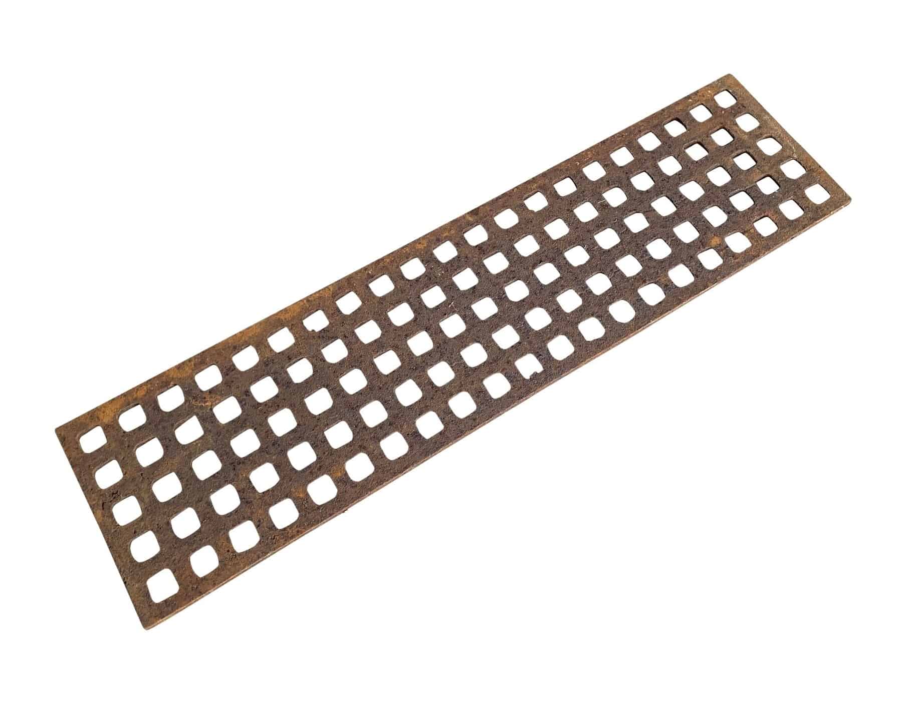 Antique Victorian Cast Iron Floor Grille / Grids
