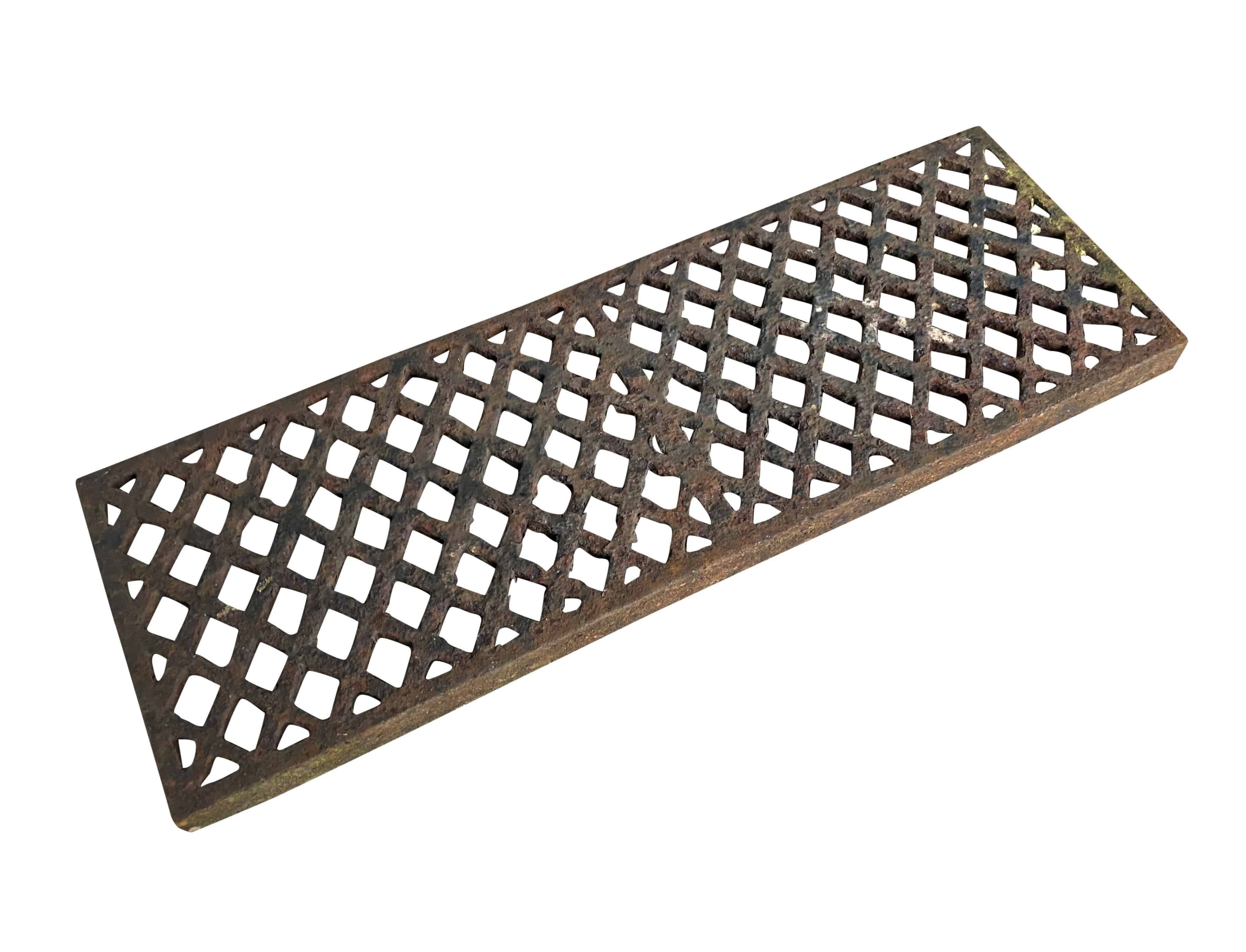 Antique Genuine Cast Iron Floor Grille / Grids