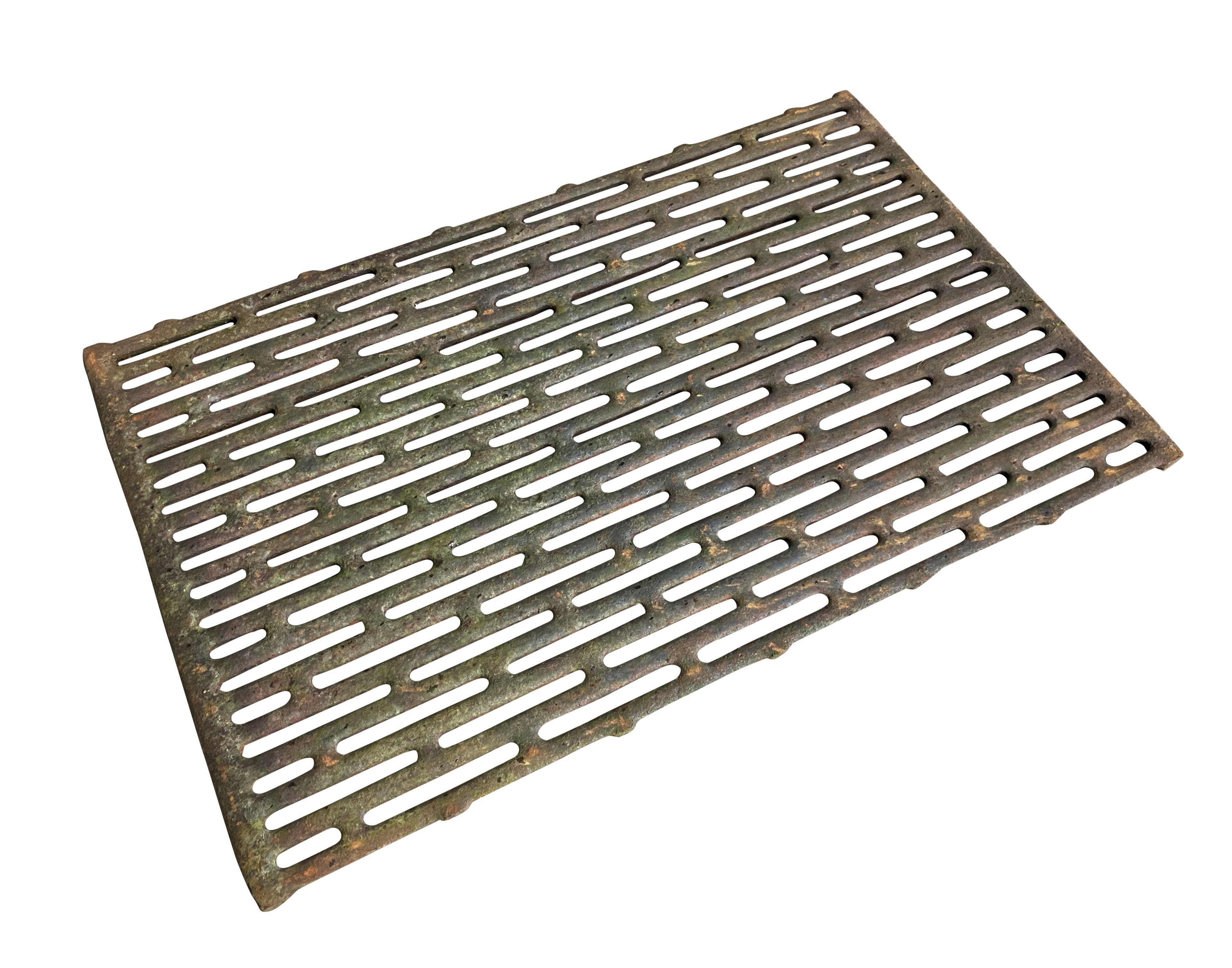 Antique Genuine Cast Iron Floor Grid / Grille - 9222a