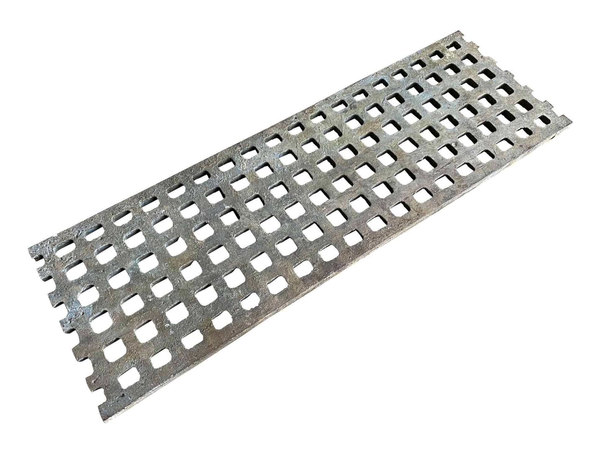 Cast Iron Silver Floor Grille / Grid