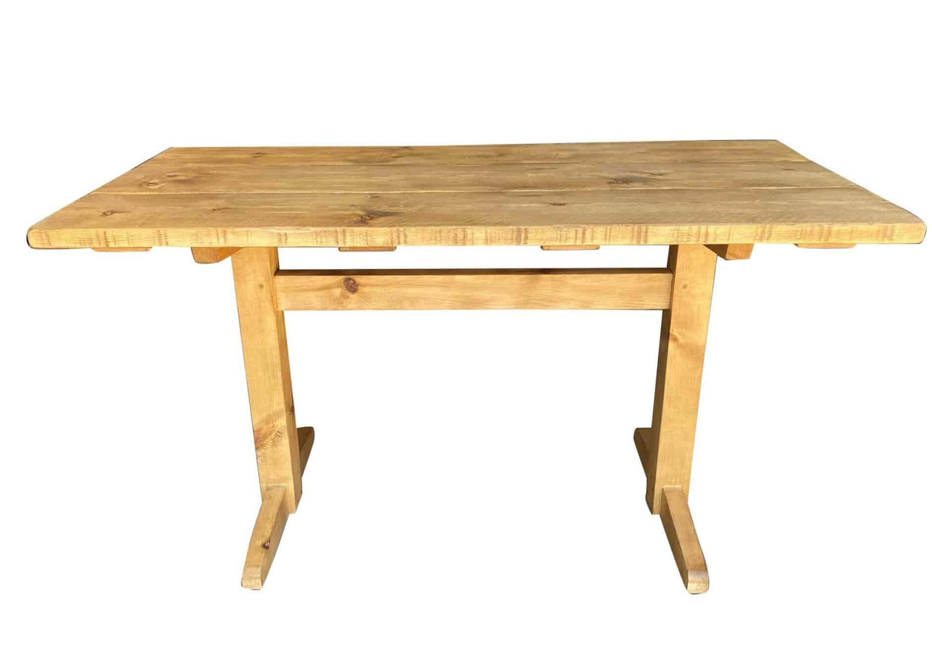 Bespoke Plank Top Refectory Farmhouse Style Kitchen Table