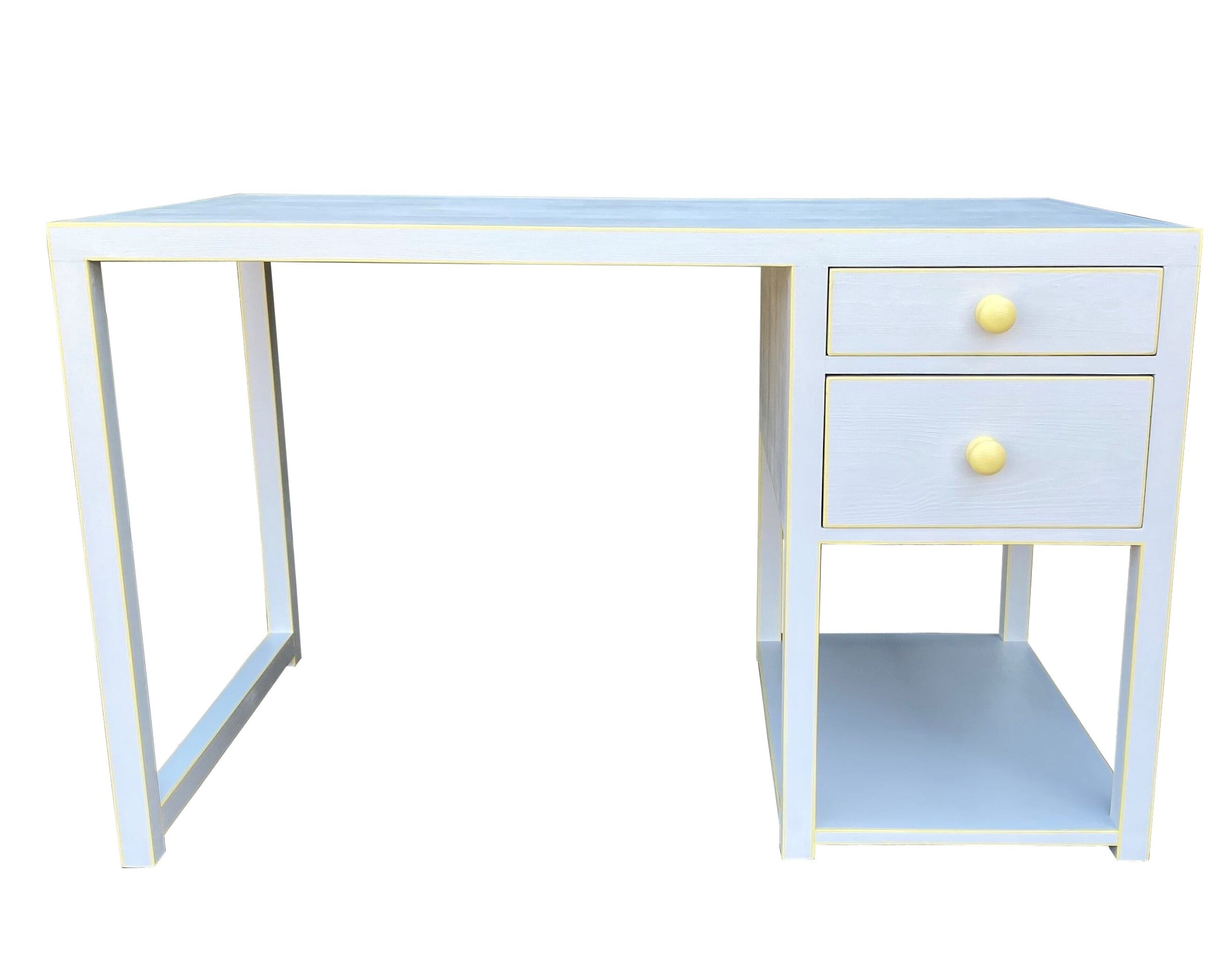 Bespoke Hand Painted Desks with Pinstripe - D1683