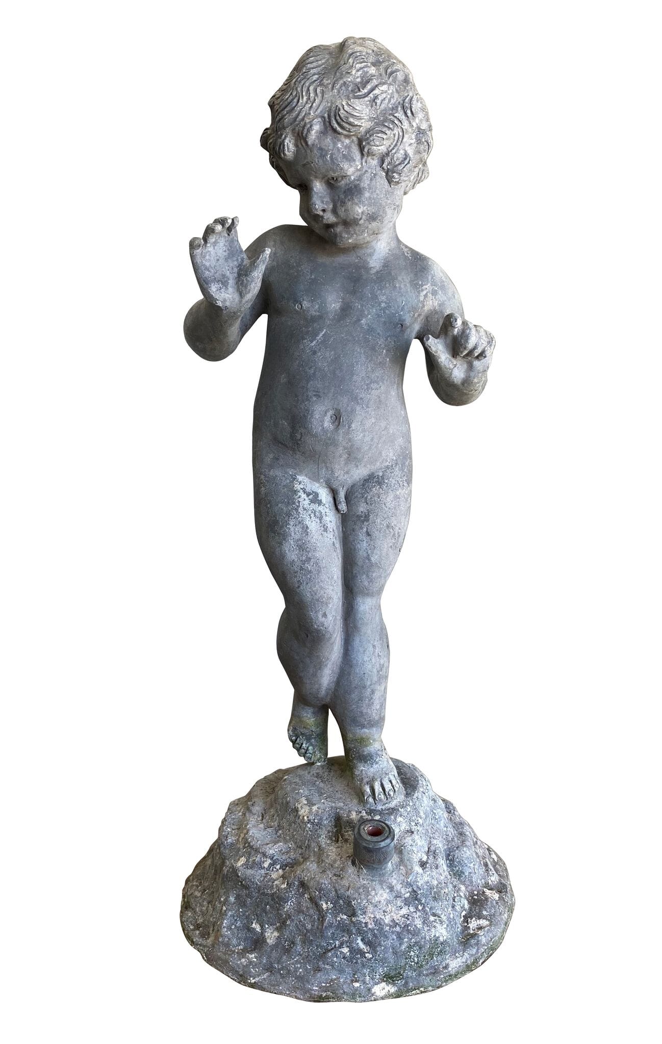 Antique Lead Garden Water Fountain - 9244