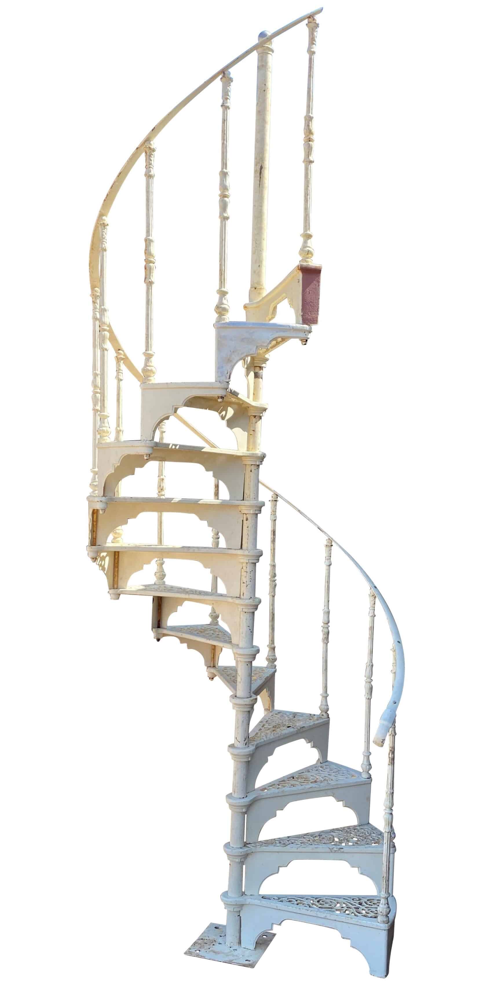 Reclaimed Safety Stairways Cast Iron Spiral Staircase