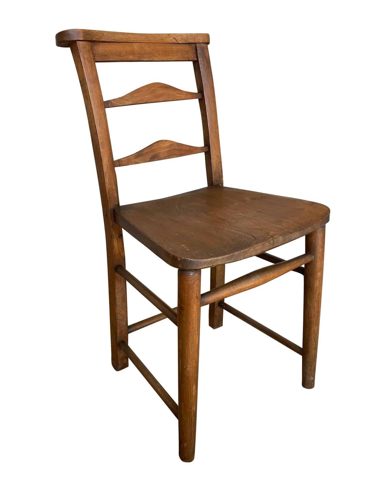 Antique Old Church / Chapel Chairs