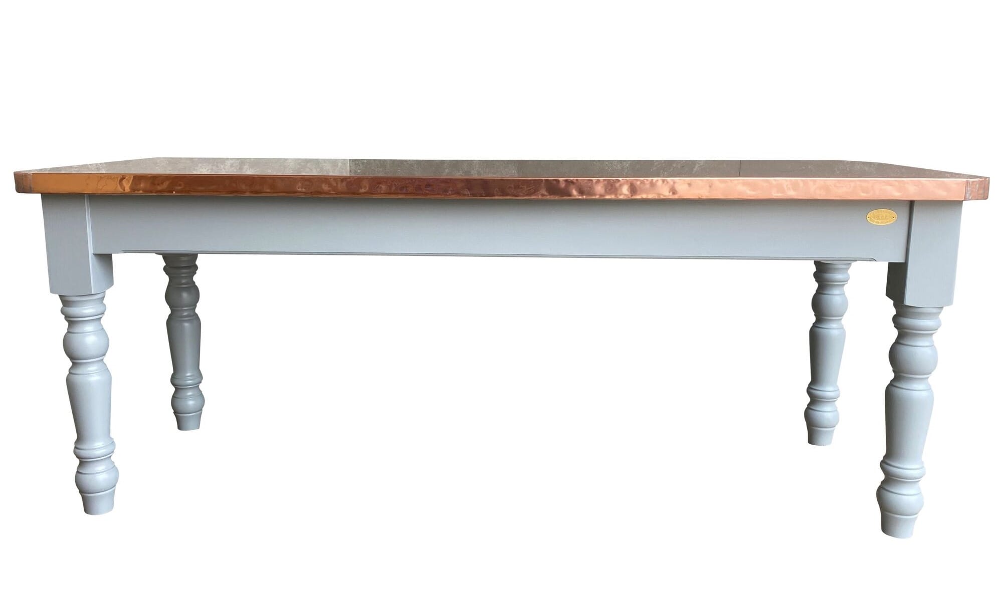 Bespoke Large Natural Copper Kitchen Table - D1697