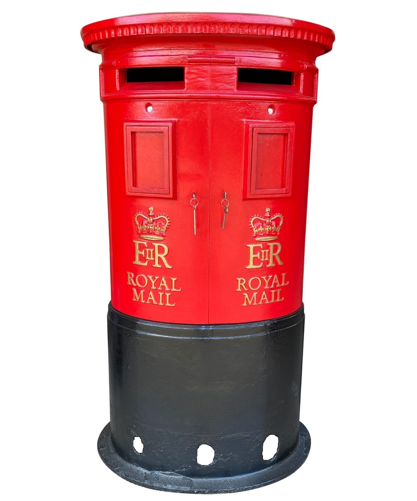 Rare Original Royal Mail Double Cast Iron Pillar Box - 9280
