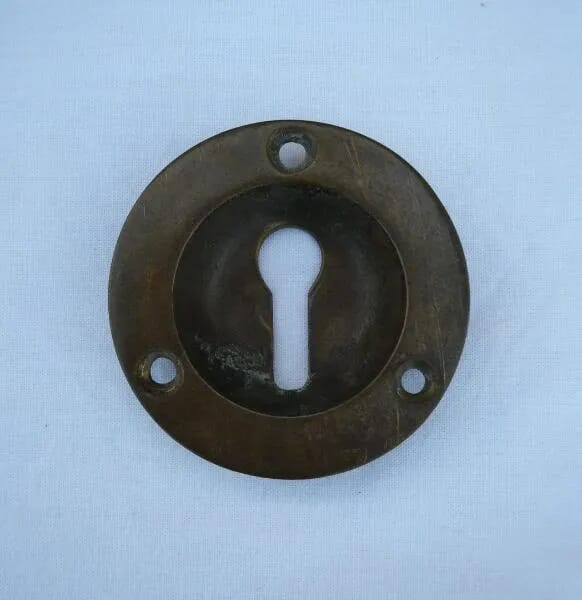 Set of 16 Brass Victorian Escutcheons - 3802
