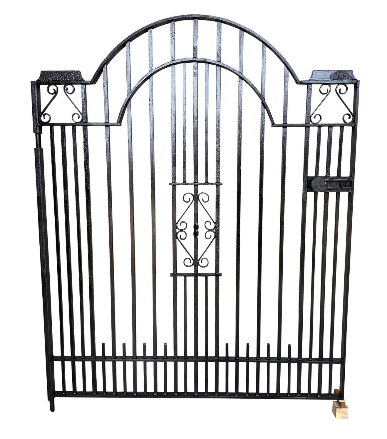 Large Wrought Iron Decorative Pedestrian Gate - 9214