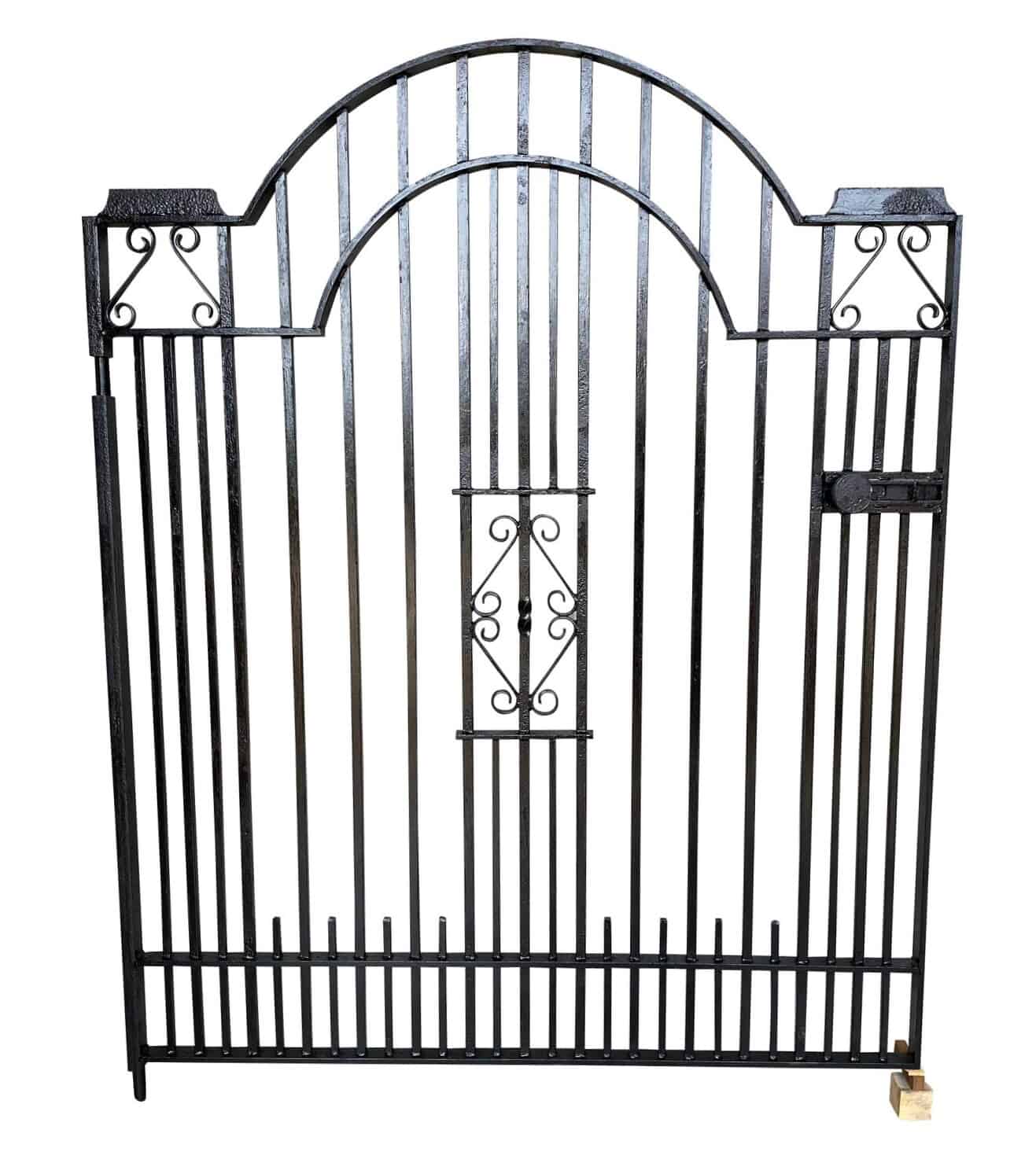 Large Wrought Iron Decorative Pedestrian Gate