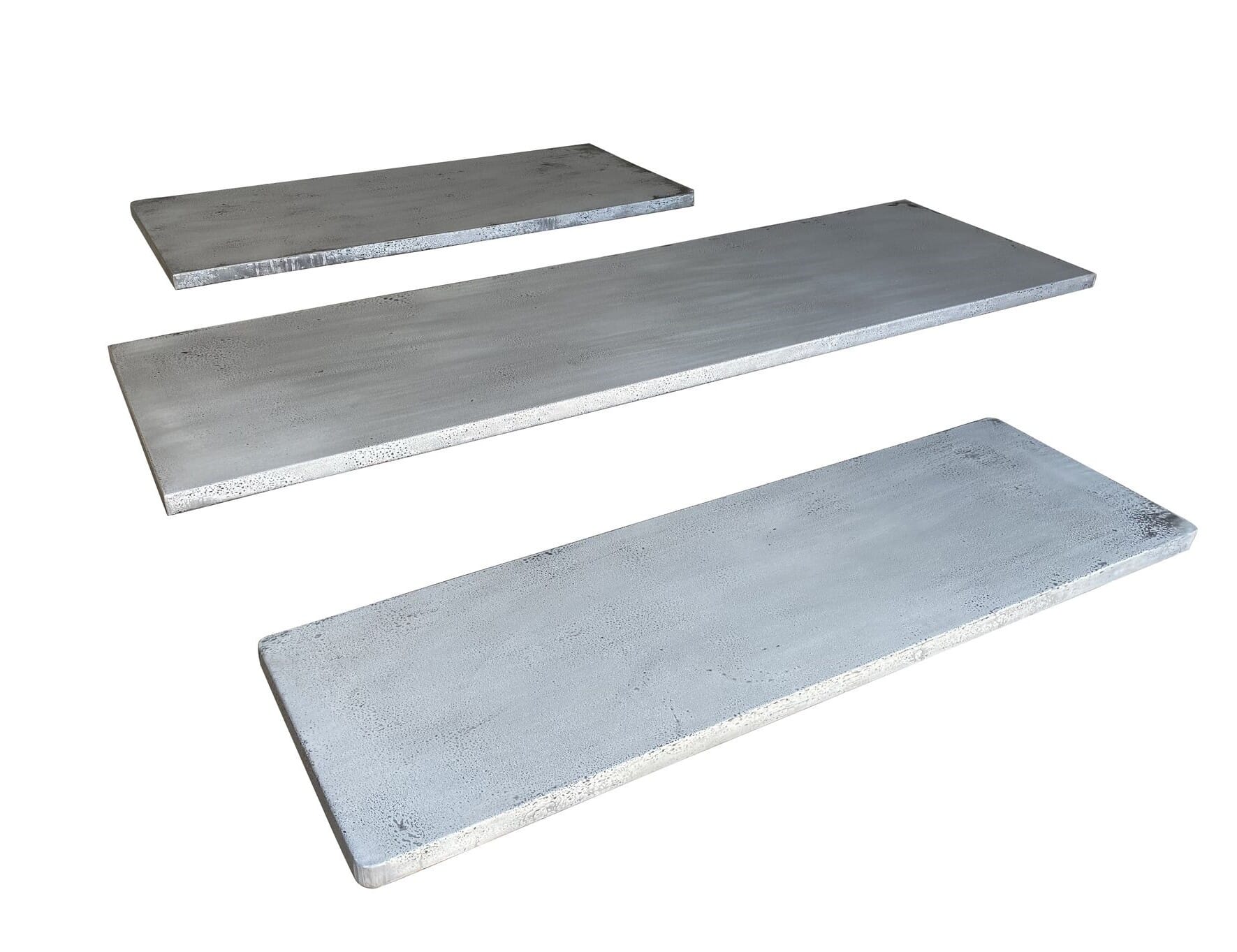 Bespoke Antiqued Distressed Zinc Worktops and Splashbacks - D1709