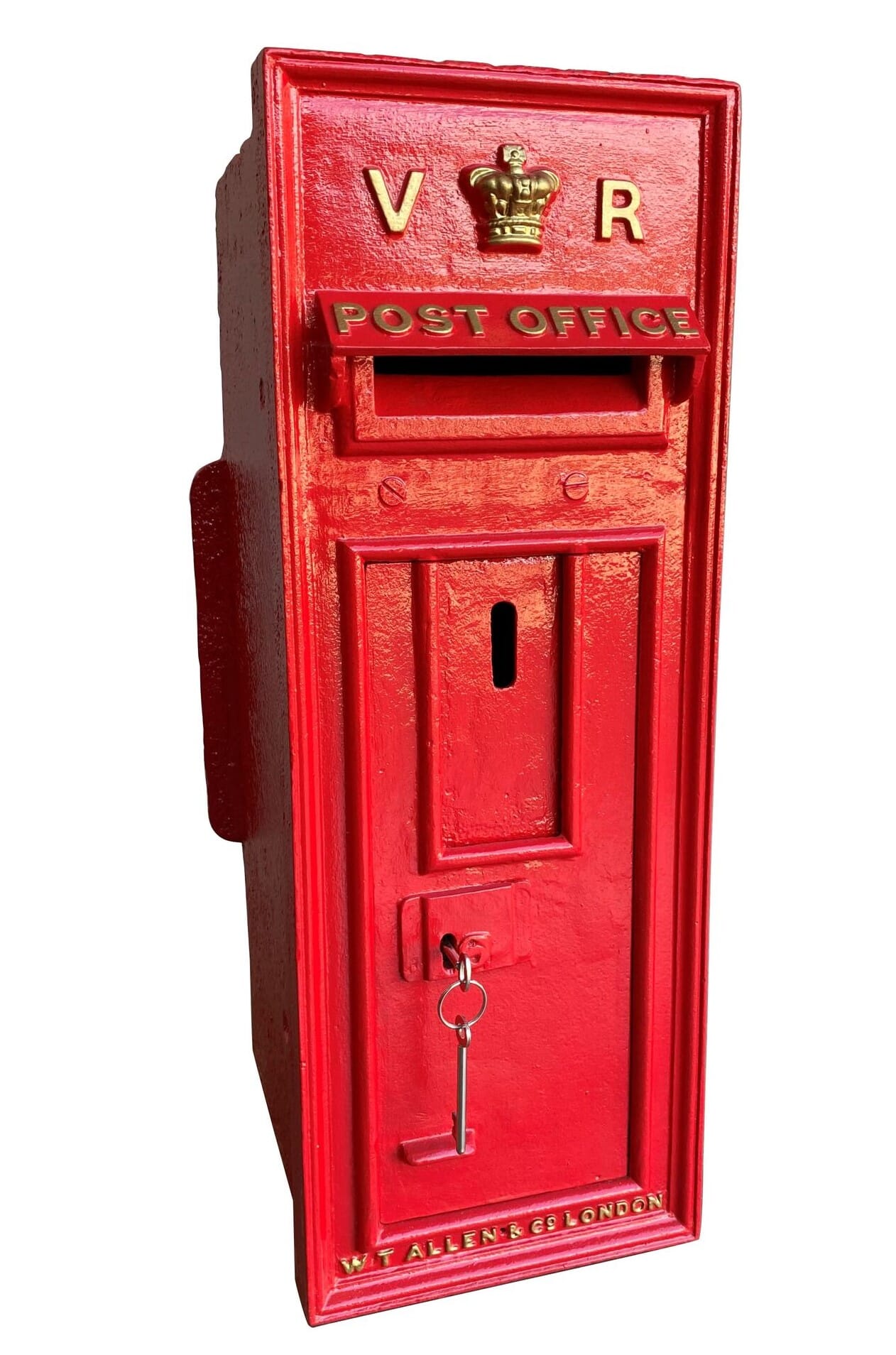 Original Cast Iron Queen Victoria Wall Mounted Post Boxes - IOMVat6