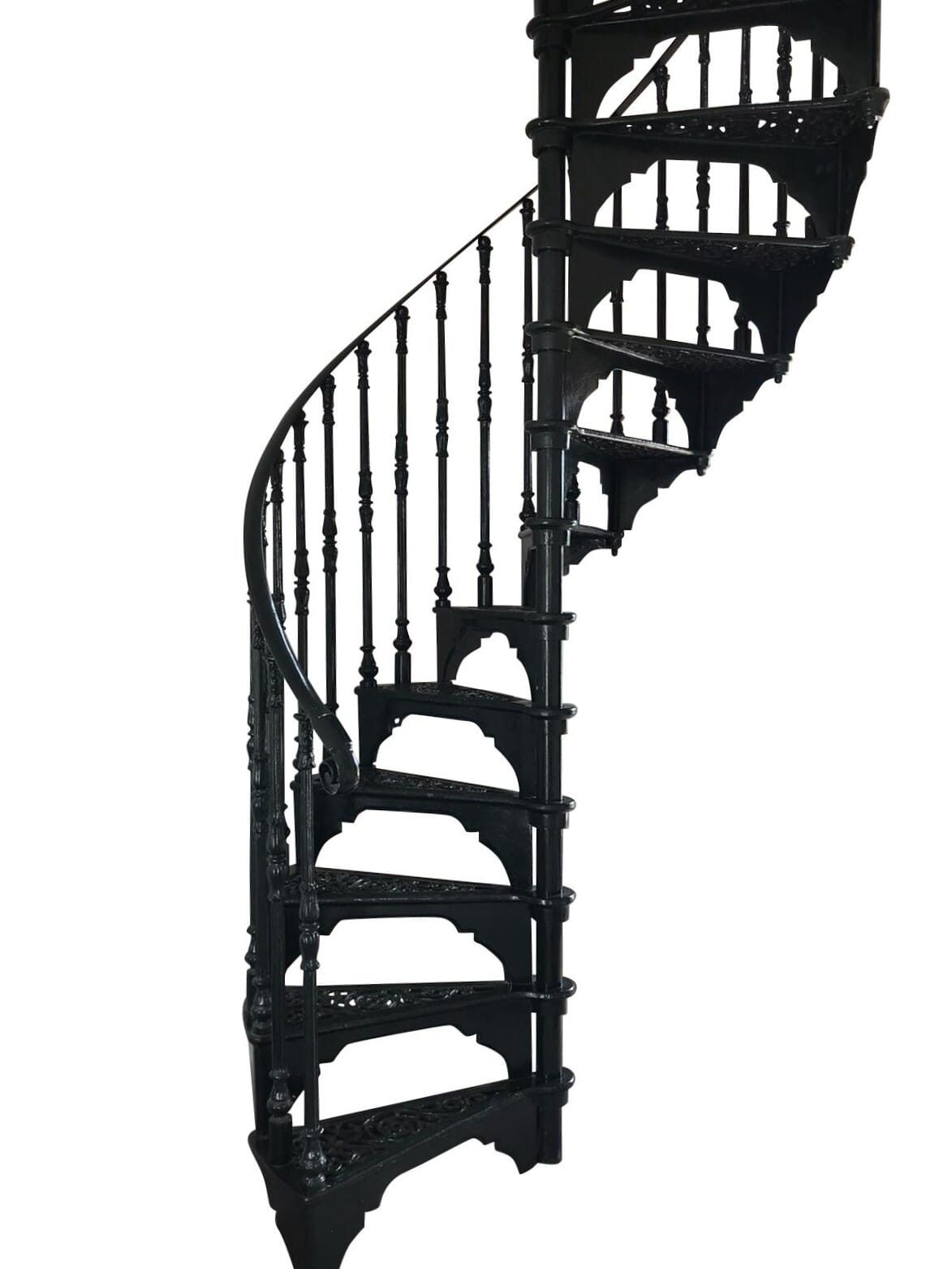Cast Iron Spiral Staircase & Balcony by Safety Stairways - 9287