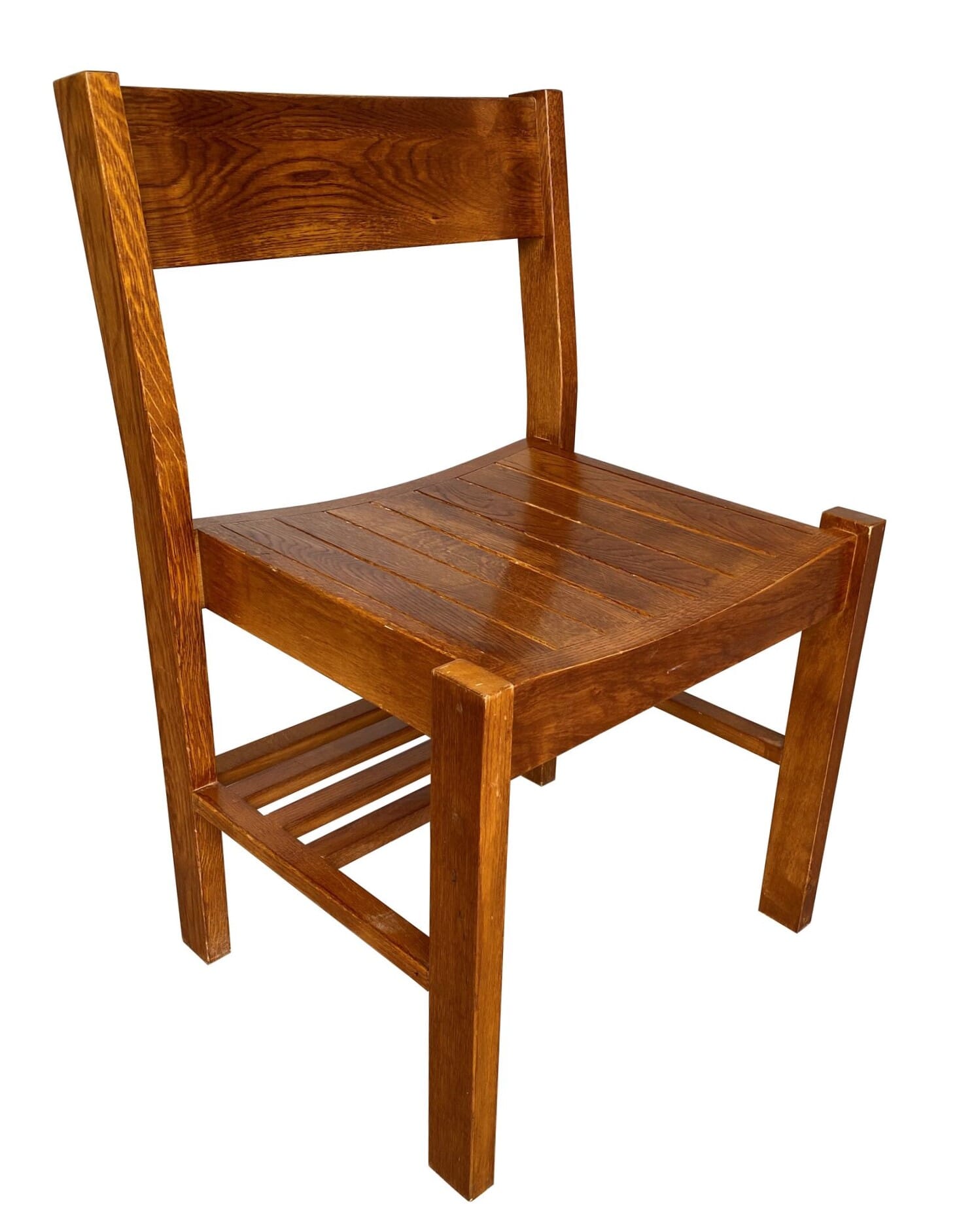 oak church chairs