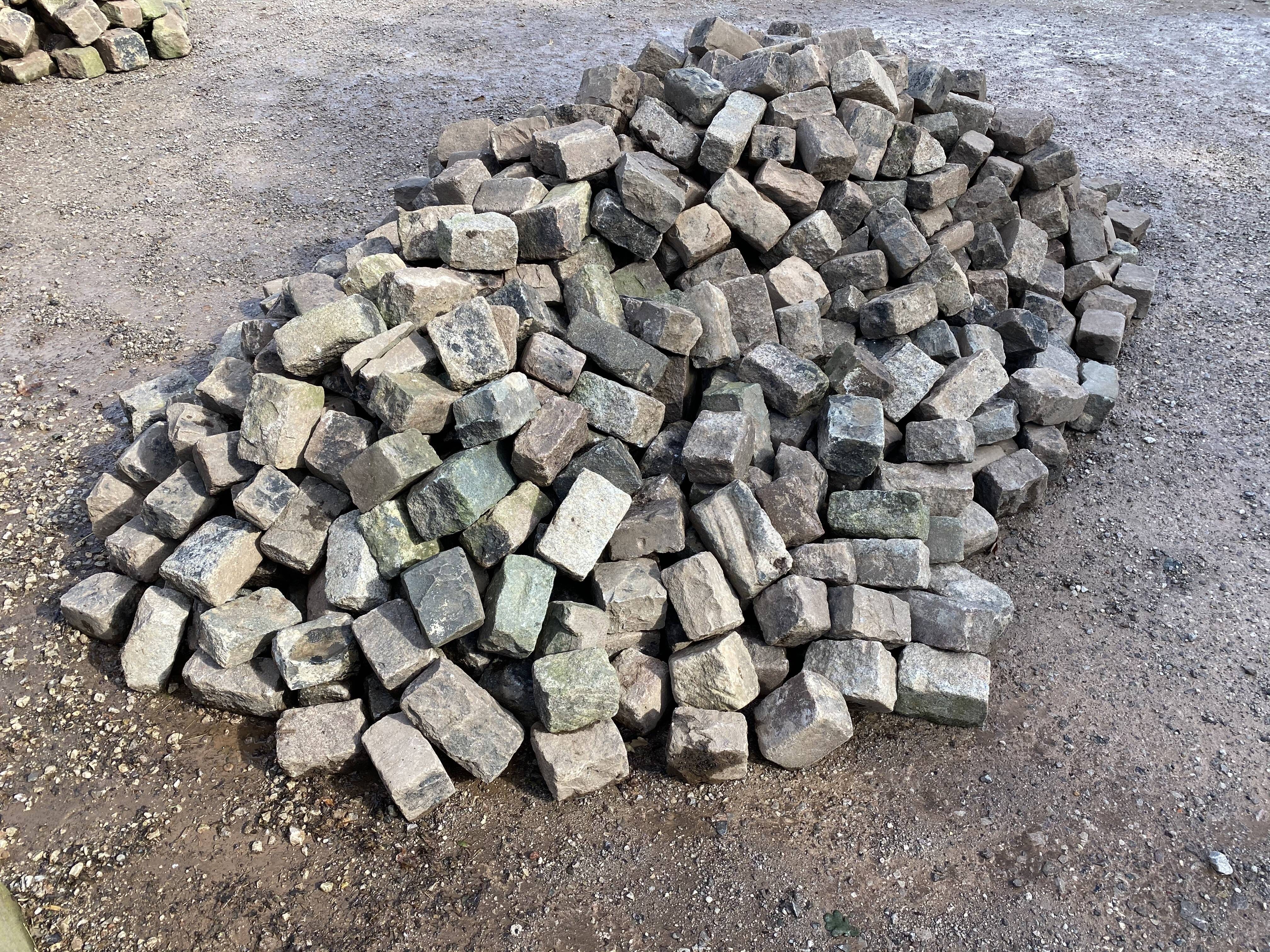 Original Reclaimed Granite Cobbles / Setts - Cob1